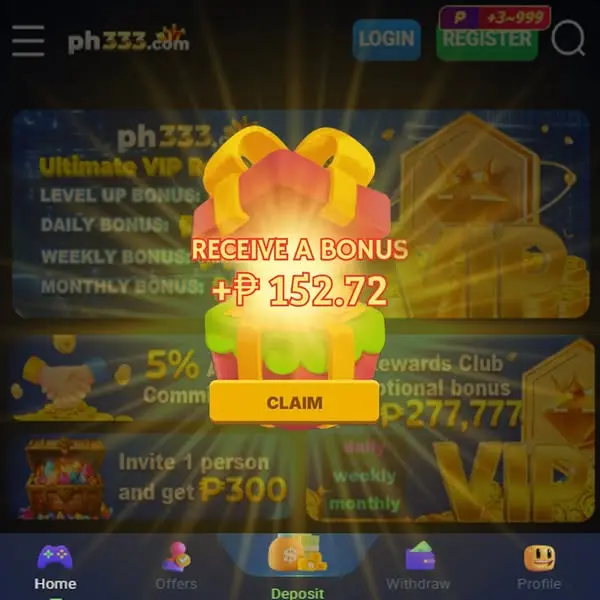 PH333 Mag-login Opisyal 2026 Aplikasi